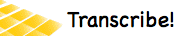Transcribe! very small banner 182x36